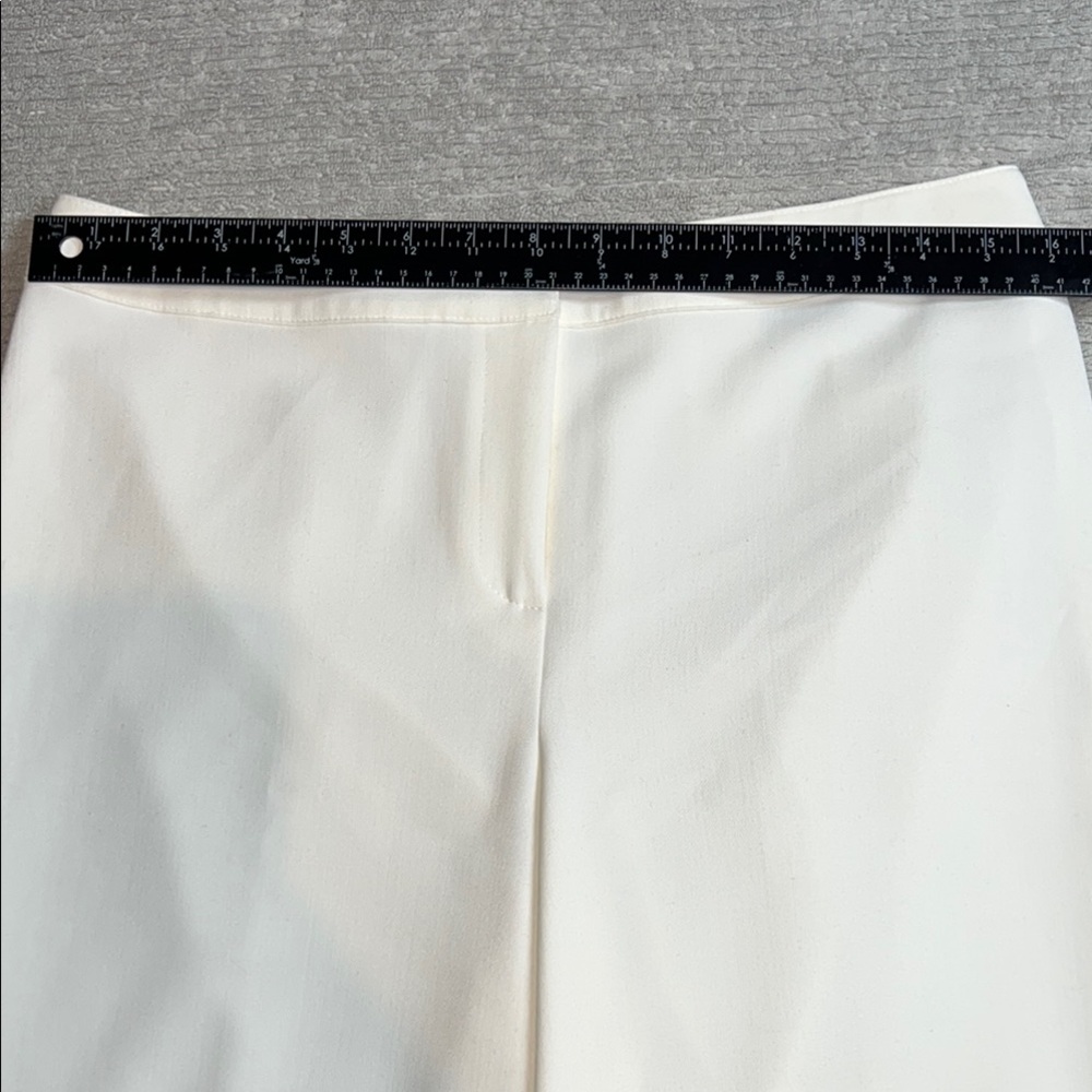 St. John White High-Waist Tailored Trousers - Picture 4 of 8